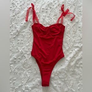 Princess Polly red bodysuit